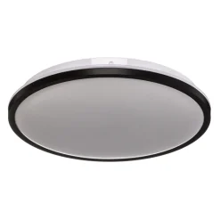 Briloner LED-taklampe Lana, bakgrunnsbelyst effekt Ø28 svart| Kontorbelysning