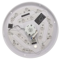 Briloner LED-taklampe Lana, bakgrunnsbelyst effekt Ø28 svart| Kontorbelysning