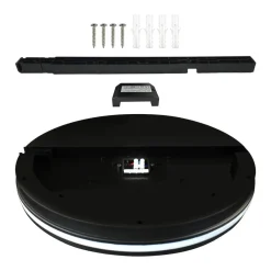 Milagro Lighting LED-taklampe Marlon, Ø 22 cm, svart, plast, IP54 Hot