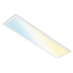 Briloner LED-taklampe Piatto S dimmbar CCT hvit 100x25cm| Smarthus Belysning
