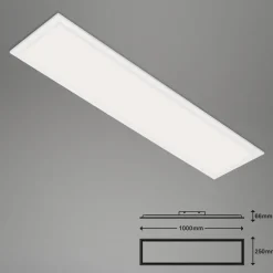 Briloner LED-taklampe Piatto S dimmbar CCT hvit 100x25cm| Smarthus Belysning