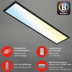 Briloner LED-taklampe Piatto S WiFi Bluetooth CCT fjernktr Online