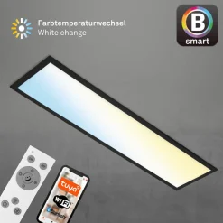 Briloner LED-taklampe Piatto S WiFi Bluetooth CCT fjernktr Online
