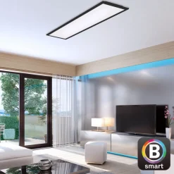 Briloner LED-taklampe Piatto S WiFi Bluetooth CCT fjernktr Online