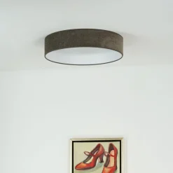 Duolla LED-taklampe Plafond, ledning mørkegrå, Ø 45 cm 3-trinns dimbar Best