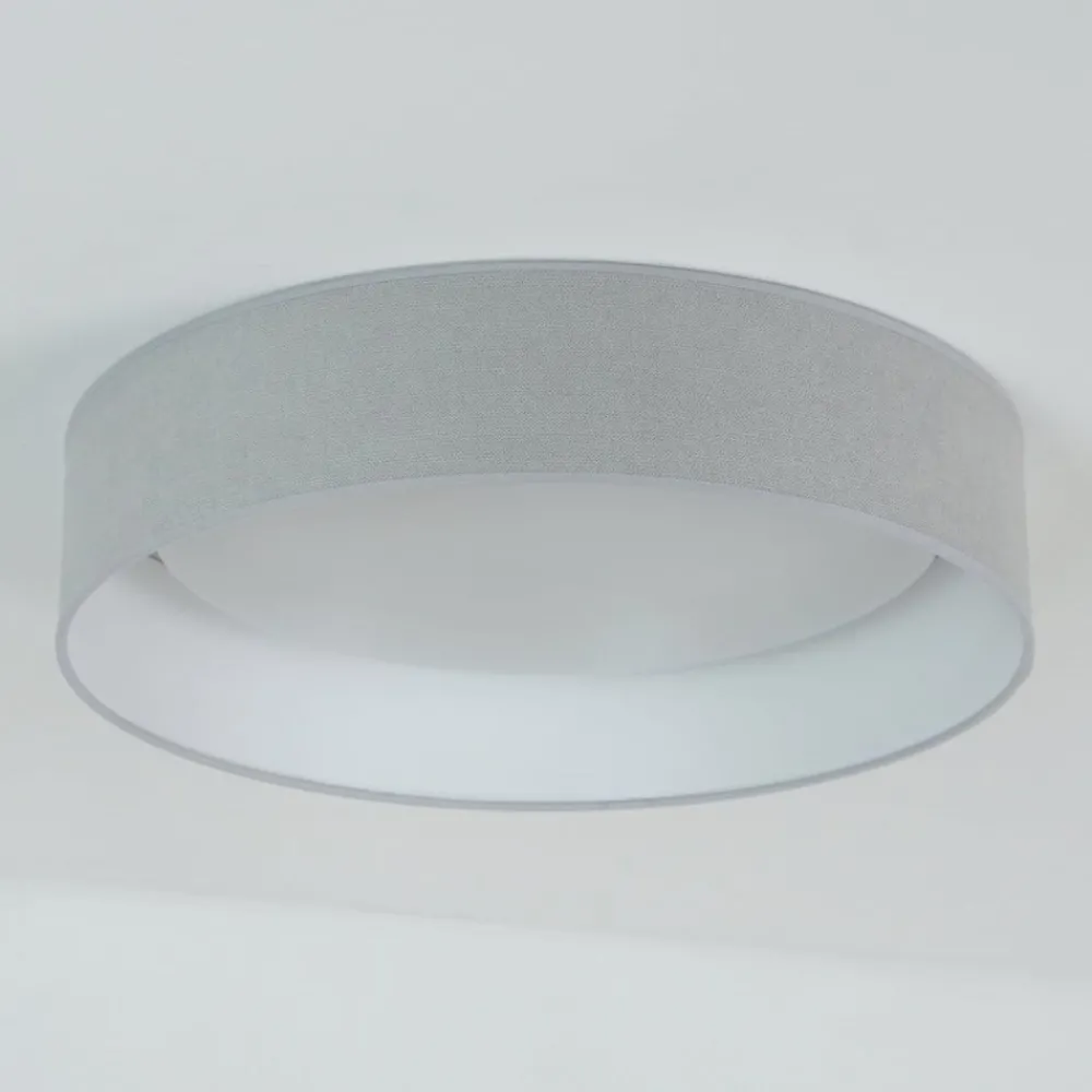 Duolla LED-taklampe Plafond, Soro lysegrå, Ø 45 cm, 3-trinns dimbar| Taklamper