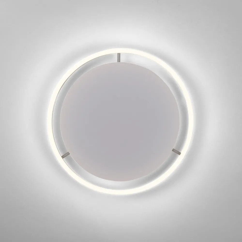 JUST LIGHT. GmbH LED-taklampe Ritus, Ø 39,3 cm, aluminium| Design- Og Hotellbelysning