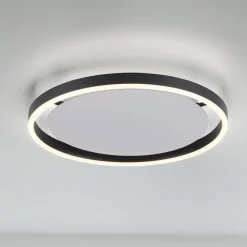 JUST LIGHT. GmbH LED-taklampe Ritus, Ø 39,3 cm, antrasitt| Design- Og Hotellbelysning|Led-Innendørs