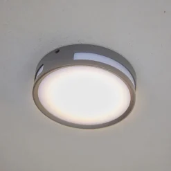 LUTEC LED-taklampe Rola, utendørs, antrasitt, Ø 18 cm Hot