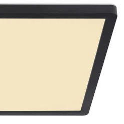 Globo LED-taklampe Sapana, kantet, dimbar, svart| Design- Og Hotellbelysning|Led-Innendørs