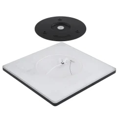 Globo LED-taklampe Sapana, kantet, dimbar, svart| Design- Og Hotellbelysning|Led-Innendørs