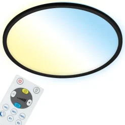 Briloner LED-taklampe Slim S dimbar CCT svart Ø 29 cm New