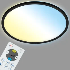 Briloner LED-taklampe Slim S dimbar CCT svart Ø 29 cm New