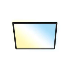 Briloner LED-taklampe Slim smart sort dim CCT 42x42cm Outlet