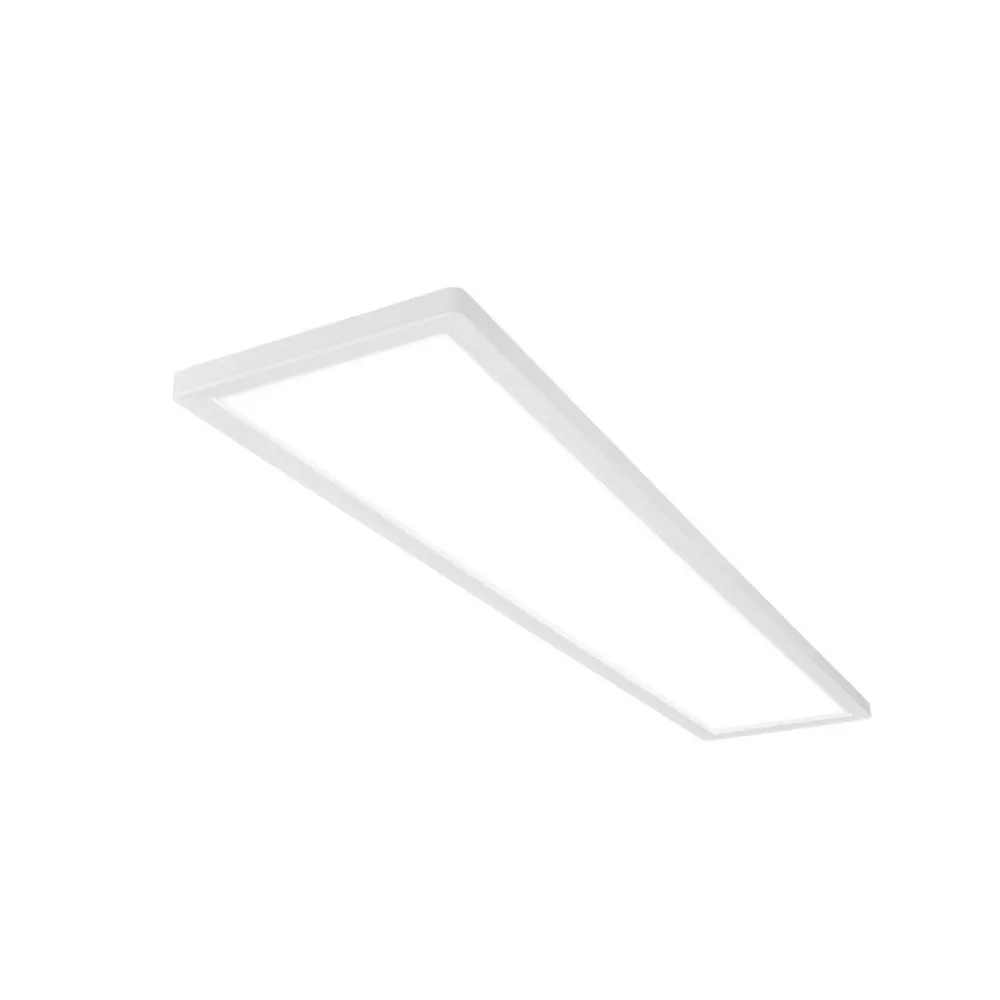 Briloner LED-taklampe Tava, hvit, plast, 98 cm, bakgrunnsbelysning Hot