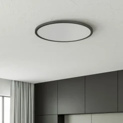 Brilliant LED-taklampe Tuco CCT, dimbar, svart Ø 50 cm| Design- Og Hotellbelysning|Led-Innendørs