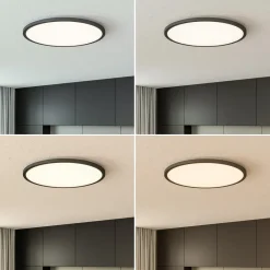 Brilliant LED-taklampe Tuco CCT, dimbar, svart Ø 50 cm| Design- Og Hotellbelysning|Led-Innendørs