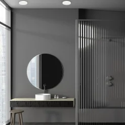 Milagro Lighting LED-taklampe Vera, hvit, plast, Ø 22 cm, IP65 Clearance