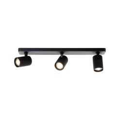 Brilliant LED-takspot Marty, lengde 53 cm, sandsvart, 3 lys. New