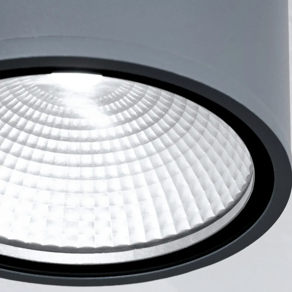 ORION LED-takspot Sputnik IP65 Ø 14,5 cm antrasitt