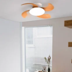 Mantra Iluminación LED-takvifte Aloha tre DC-motor stille Ø 90 cm CCT Online