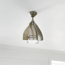 KICHLER LED-takvifte Terna nikkel/krem| Takvifter|Takvifter Med Lys Og Fjernkontroll