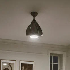 KICHLER LED-takvifte Terna nikkel/krem| Takvifter|Takvifter Med Lys Og Fjernkontroll