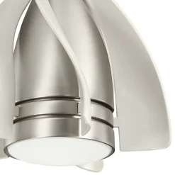 KICHLER LED-takvifte Terna nikkel/krem| Takvifter|Takvifter Med Lys Og Fjernkontroll