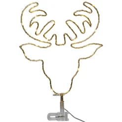 STAR TRADING LED-tretopp Topsy, hjortehode batteridrift Hot