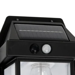 Milagro Lighting LED-utendørs vegglampe Filo, plast, svart, IP44 Best