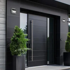 Milagro Lighting LED-utendørs vegglampe Filo Double, svart, IP44 Online