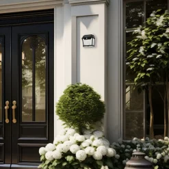 Milagro Lighting LED-utendørs vegglampe Filo Double, svart, IP44 Online