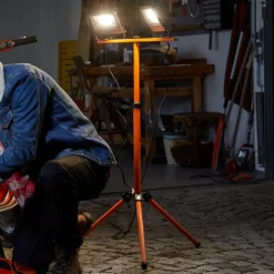 LEDVANCE Arbeidslykt med stativ LED-konstruksjonslyskaster 2x20W| Teknisk Lys