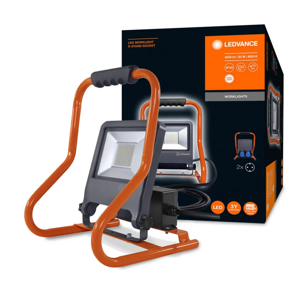 LEDVANCE Arbeidslyskaster R-Stand LED konstruksjonsspotlight 50 W