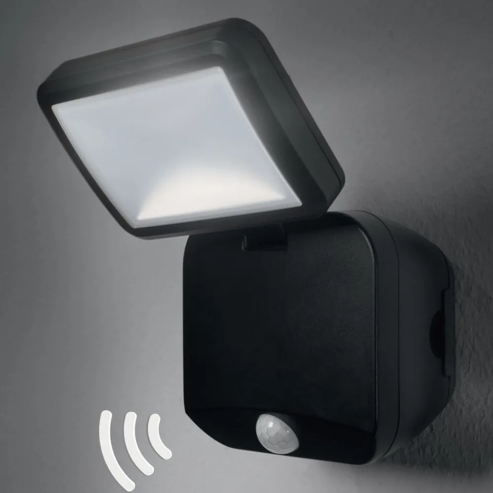 LEDVANCE Battery LED Spotlight utendørs vegglampe 1 lyskilde| Kommersiell Utebelysning|Vegglamper Med Sensor