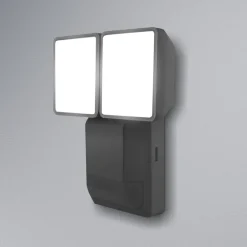 LEDVANCE Endura Pro Spot Sensor LED-spot 16 W grå| Vegglamper Med Sensor|Utespotter