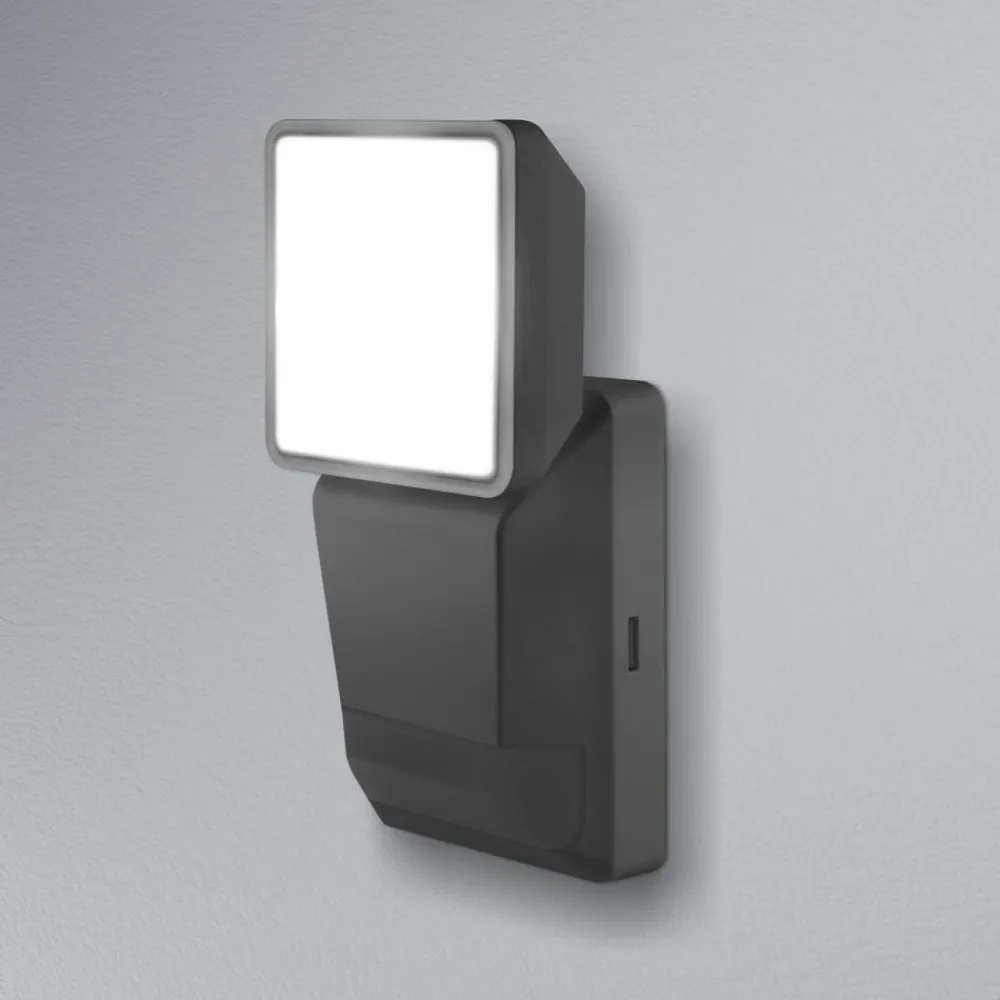 LEDVANCE Endura Pro Spot Sensor LED-spot 8 W grå| Vegglamper Med Sensor|Utespotter