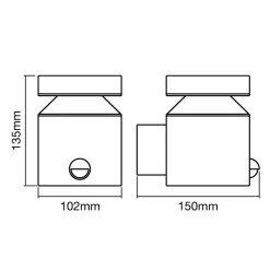 LEDVANCE Endura Style Cylinder sensor vegglampe Hot