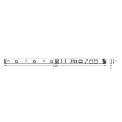 LEDVANCE Flex Remote LED-stripe IP20 RGBW, 3 m, med fjernkontroll Discount
