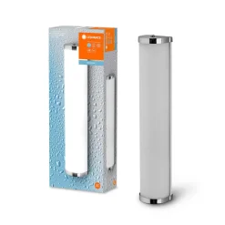 LEDVANCE Klassisk baderomssylinder 45,5 cm i krom| Vegglamper