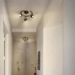 LEDVANCE LED takspot Cork, GU10, 3-lys, spiral, svart Sale