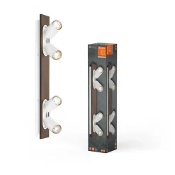 LEDVANCE LED takspot Mercury GU10, 4-lys, tre/hvit| Spotter I Tak