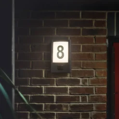 LEDVANCE LED utendørs vegglampe Endura Style, mørkegrå, sensor Hot