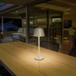 LEDVANCE LED-bordlampe Style Stan, aluminium, CCT, beige| Dekorasjonsbelysning