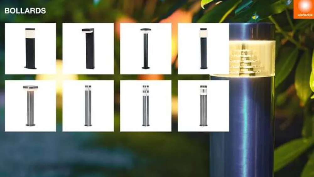 LEDVANCE LED-gatelampe Endura Hybrid Orion, stål| Gatebelysning, Pullert Belysning