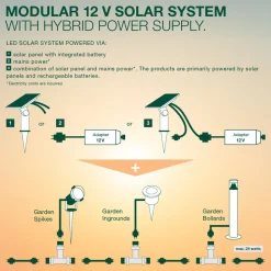 LEDVANCE LED-lampe med jordspyd Endura Hybrid Spike, stål Outlet