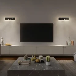 LEDVANCE LED-takspot Mars, 3-lys, 2 spotlights, svart| Spotter I Tak