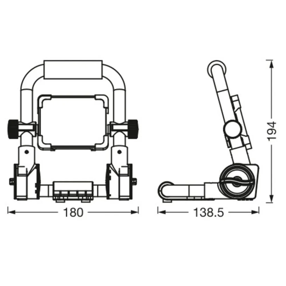 LEDVANCE LED-Worklight Value R-Stativ spotlight 10 W| Teknisk Lys