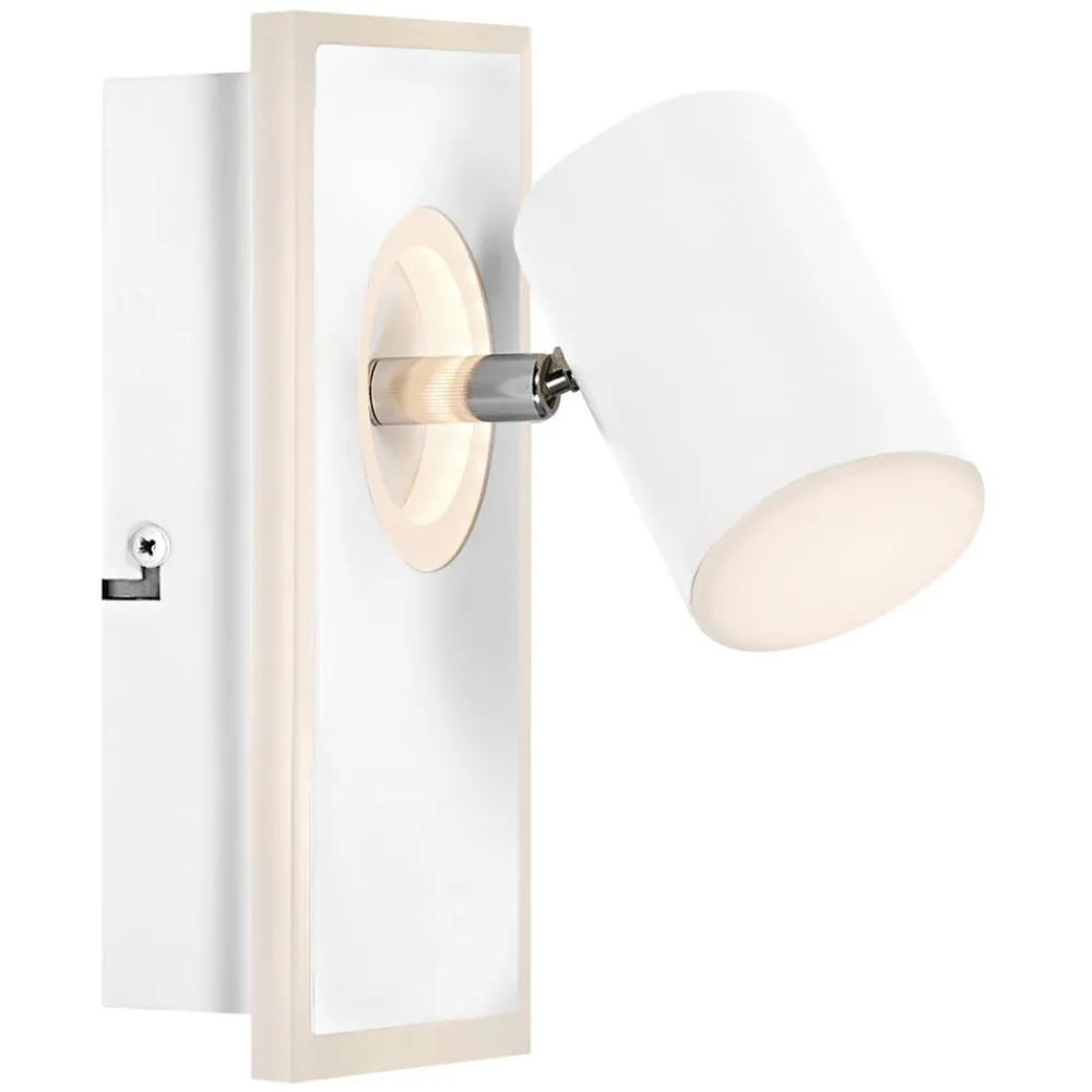 LEDVANCE Mars LED-veggspotlight, 2-lys, 1 spot, hvit| Vegglamper