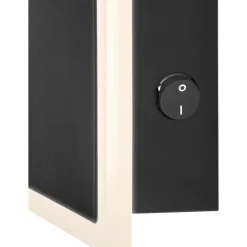 LEDVANCE Mars LED-veggspotlight, 2-lys, 1 spot, svart Discount